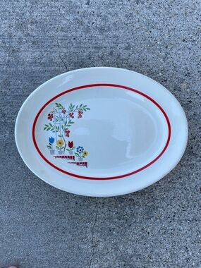 Steubenville Trend Posey Platter Large Plate 60s 50s MCM serveware serving piece